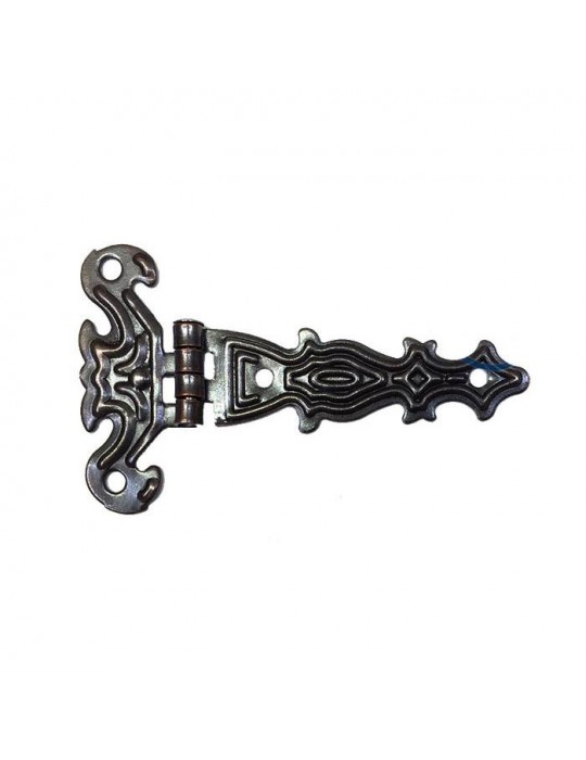 Dekoratif, Sac Tek Kuyruklu Menteşe - 40x68 mm, Küçük, Eskitme, 1 Adet