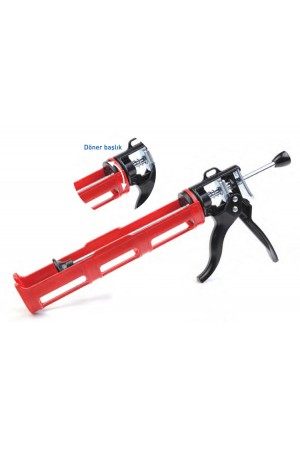Dönebilen Alüminyum Silikon Tabancası Dönebilen Alüminyum Silikon Tabancası