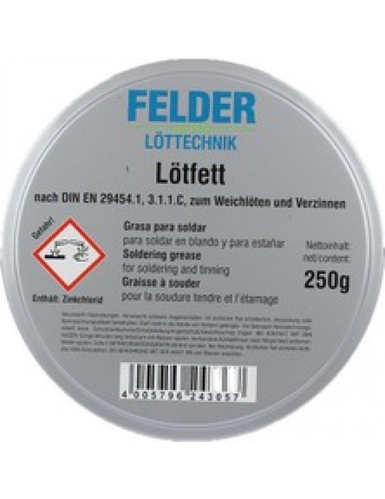 Felder Lötfett Lehim Pastası 250 Gr