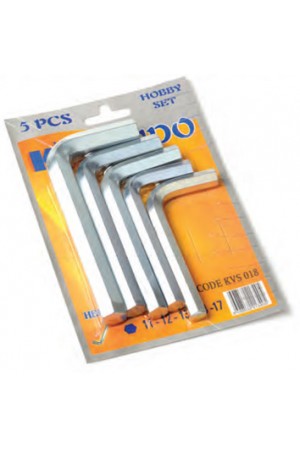 Büyük 6 Köşe Alyan Seti 5 Parça Büyük 6 Köşe Alyan Seti 5 Parça