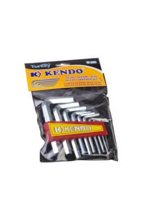 Poşetli 6 Köşe Alyan Seti 10 Parça Poşetli 6 Köşe Alyan Seti 10 Parça