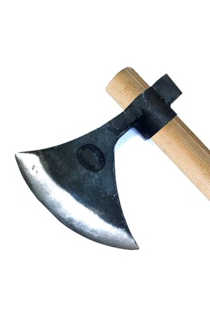 Keserli Saplı Büyük Ay Balta 90 cm - Dövme Çelikten Keserli Saplı Büyük Ay Balta 90 cm - Dövme Çelikten