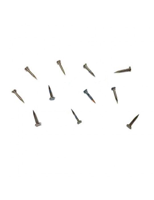 Klips, Menteşe, Ayağı Çivisi 9mm Çelik - Nikel 10gr