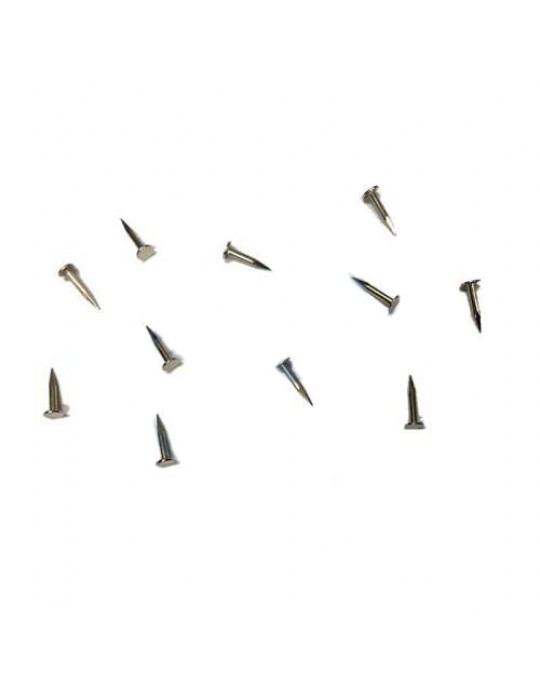 Klips, Menteşe, Ayağı Çivisi 7mm Çelik - Nikel 100gr