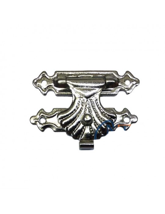 Kutu, Tavla Klipsi, Ön Kilidi No:3 - 33x24 Nikel, 1 Adet