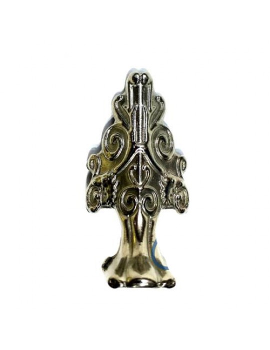 Lükens Sandık Ayağı, Kutu Ayak 4 cm - Nikel, 50 Adet