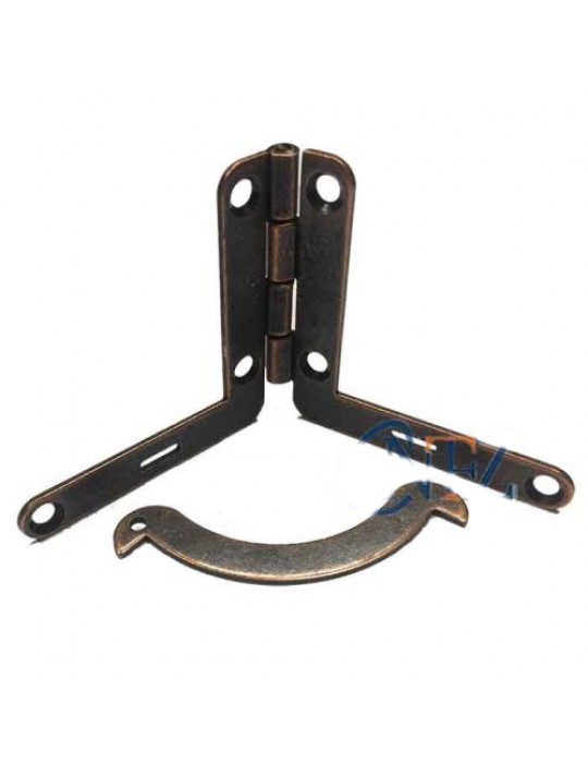 Makaslı Menteşe - 16x36x76mm, Oksit, 1 Adet