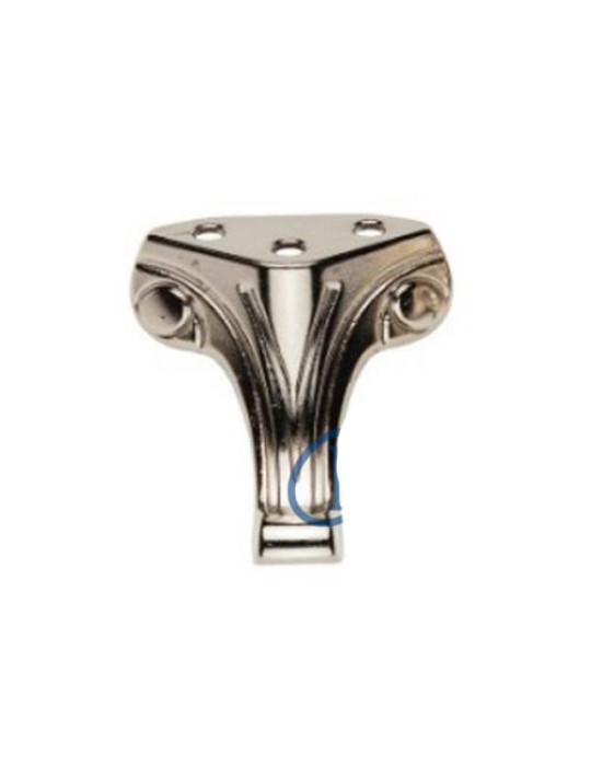 Moda Ahşap Sandık Ayağı, Kutu Ayak 4,5 cm - Nikel, 50 Adet