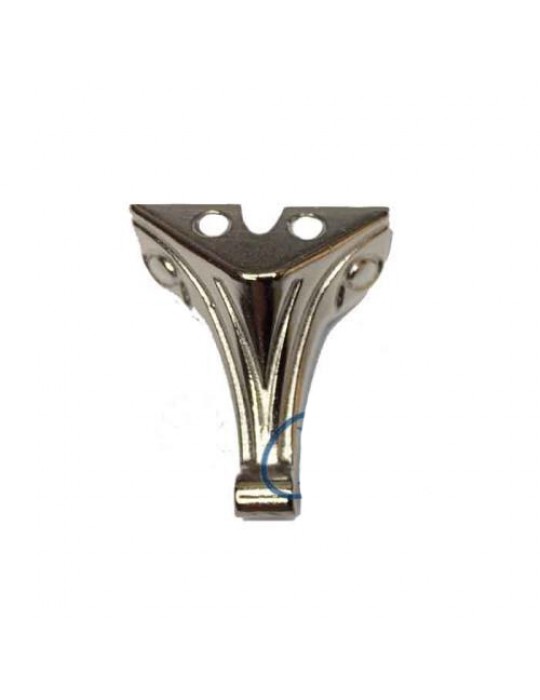 Moda Ahşap Sandık Ayağı, Kutu Ayak 2,5 cm - Nikel, 100 Adet