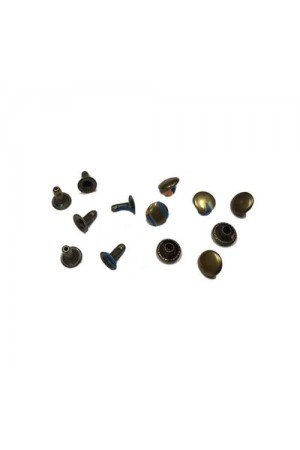 Rivet Perçin - 9mm, Antik, 1000 Adet Rivet Perçin - 9mm, Antik, 1000 Adet