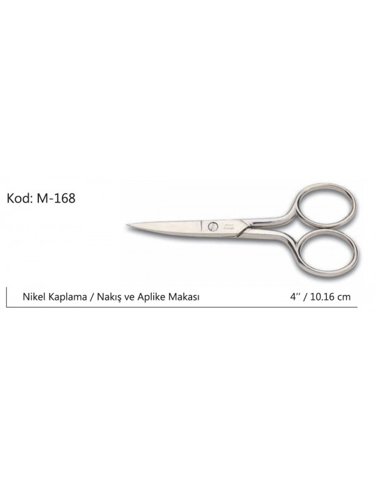 Rose Europe Kalın Nakış Makası Süper Kalite No:4 10,16 CM