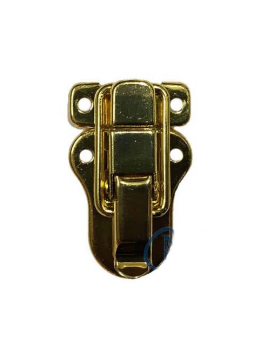 Sandık, Kutu Klipsi, Ön Kilidi - 48x30mm, Altın, 1 Adet