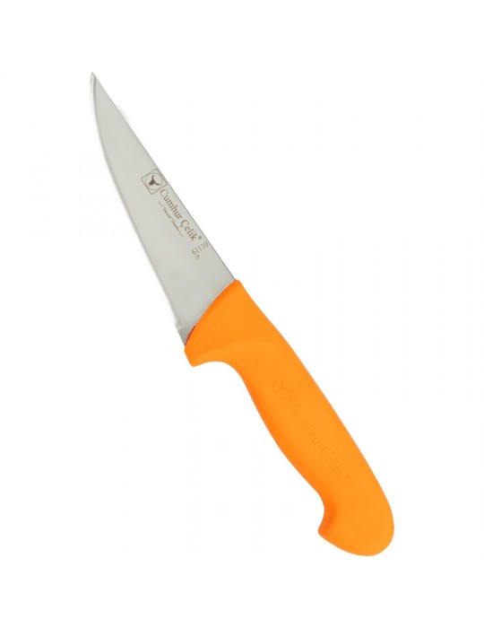 Sürmene Cumhur Çelik 61110 Sivri Kasap Bıçağı, 13 cm, Kaymaz Sap