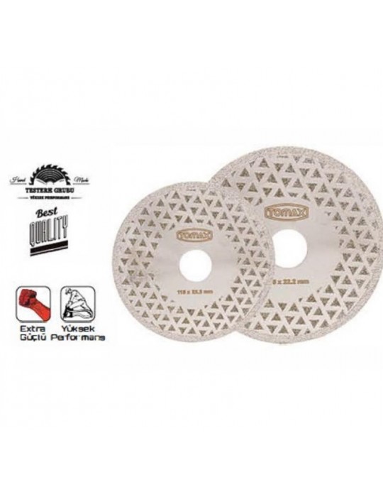 Elektrolize Elmas Kesici Disk - 180 mm