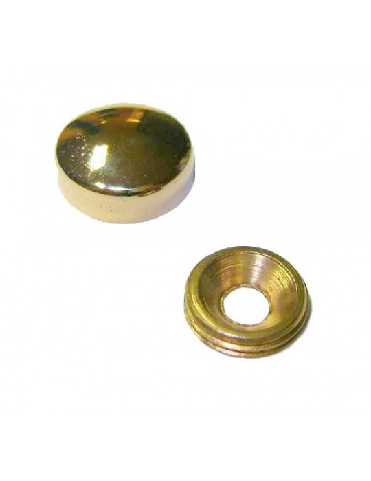 Vida Kapama Kapağı 25 mm, Sarı - 5 Adet