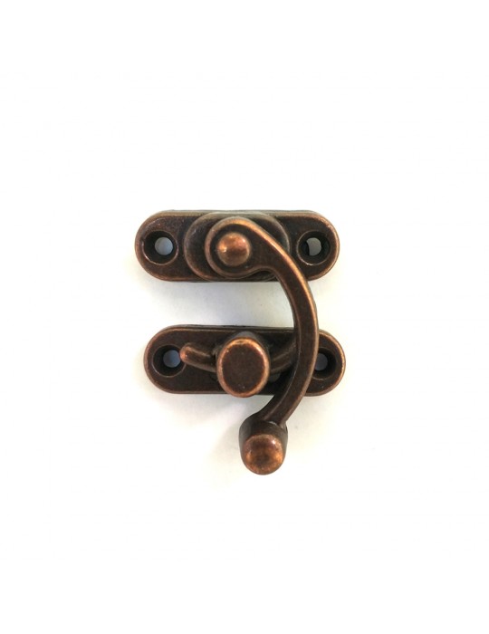 Yay Gözü, Ahşap Kutu Klipsi - Büyük 37x45 mm, Antik, 100 Adet