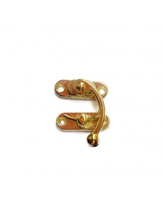 Yay Gözü, Ahşap Kutu Klipsi - Minik 20x24 mm, Sarı, 100 Adet