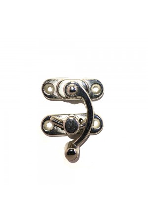 Yay Gözü, Ahşap Kutu Klipsi - Küçük 28x33 mm, Nikel, 100 Adet Yay Gözü, Ahşap Kutu Klipsi - Küçük 28x33 mm, Nikel, 100 Adet