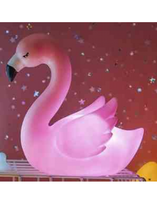 Led Işıklı Flamingo Masa Lambası