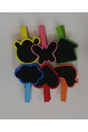 Desenli Notlu Mandal (6'lı Set-10 Paket) Desenli Notlu Mandal (6'lı Set-10 Paket)