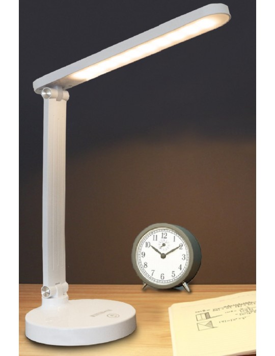PS-1912 Şarjlı 40 Led Çalışma Okuma Işığı Kademeli Masa Lambası Ayarlanabilir Renk Tonu Ve Parlaklık