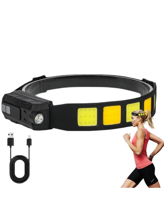 Sensörlü Cob XPG Led Kafa Lambası WT-066