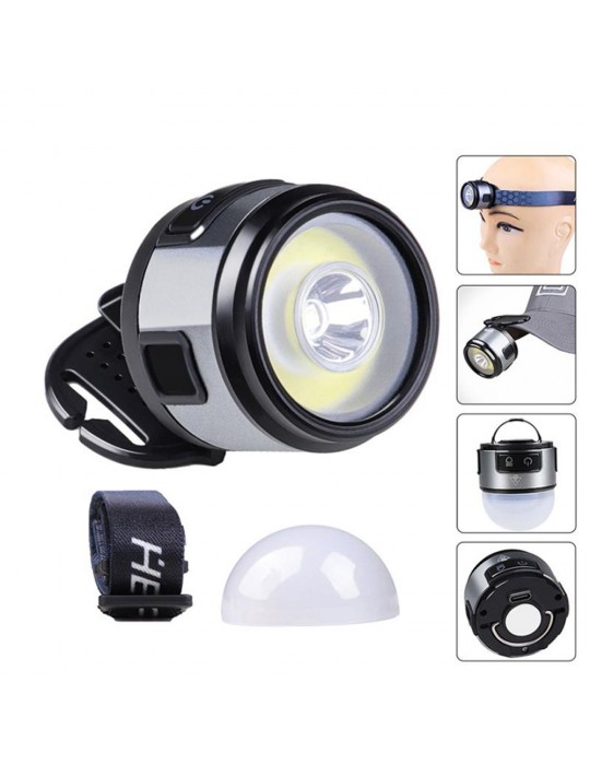 7 Mod Şarjlı Kafa Ve Kamp Lambası Wt-618