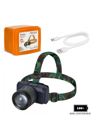 4200 Lümen Şarjlı Sensörlü Göstergeli Kafa Lambası Wt-719 4200 Lümen Şarjlı Sensörlü Göstergeli Kafa Lambası Wt-719