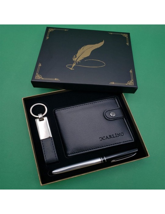 Cüzdan Anahtarlık Kalem Hediye Seti