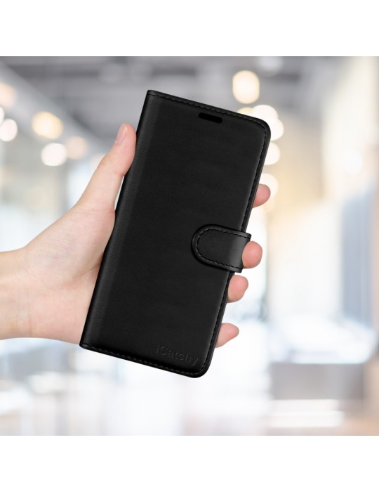 TECNO POVA NEO 4 KARTLIKLI CÜZDAN KILIF (DELUXE WALLET CASE) SİYAH