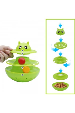 Mama Ödül Hazneli Hacı Yatmaz Kedi Köpek Oyuncağı Mama Ödül Hazneli Hacı Yatmaz Kedi Köpek Oyuncağı