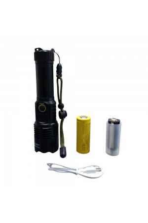 1500 Lümen TG Led 2800 mAH Zoom Özellikli Şarj Edilebilir El Feneri SK3300