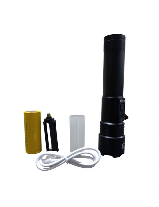 1300 Lümen TG Led 2800 mAH Zoom Özellikli Şarj Edilebilir El Feneri SK3600