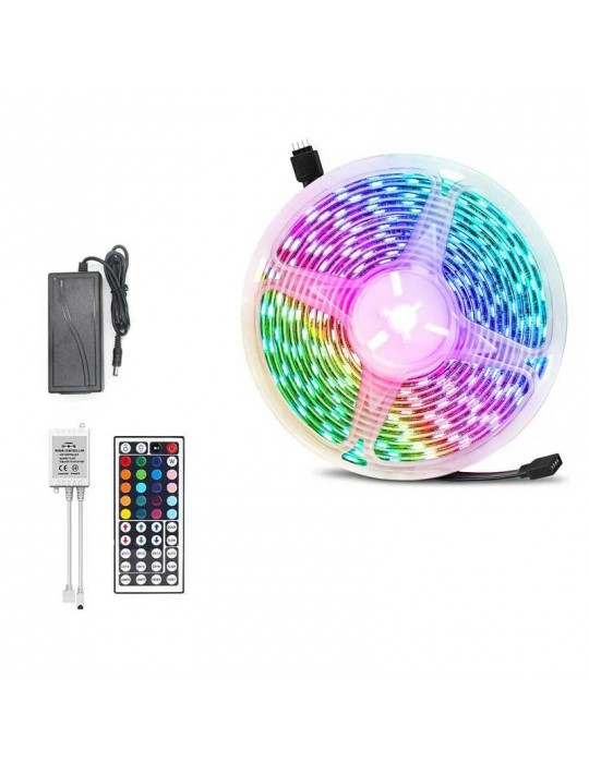 3 Çipli Led Strip WN-1144 5050 Smd Type RGB Kumandalı 5 Metre Şerit Led