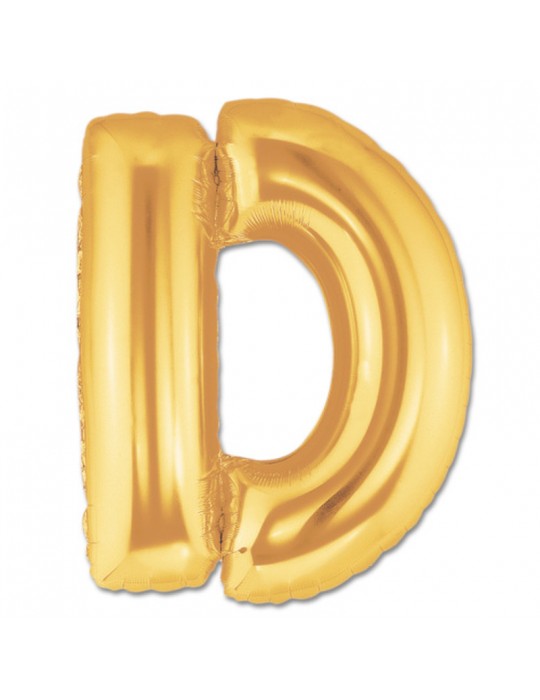 D Harf Folyo Balon Altın Renk 40 inç