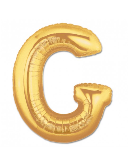 G Harf Folyo Balon Altın Renk 40 inç