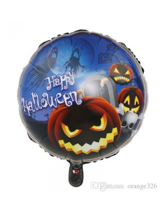 Happy Halloween Balkabağı Folyo Balon 18 inç
