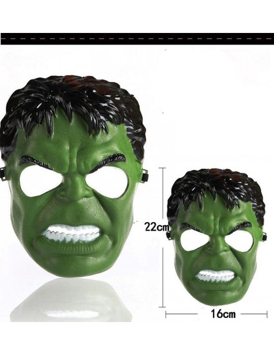 Yeşil Renk Süper Kahraman Dev Adam Hulk Maskesi