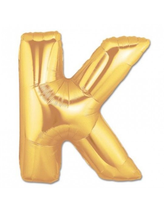 K Harf Folyo Balon Altın Renk 40 inç