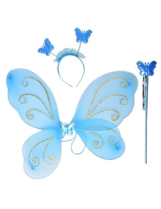 Kanadı Tacı Asası Mavi Renk