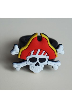 Kırmızı Renk Şapkalı Çocuk Uyumlu Plastik Korsan Yüzüğü Kırmızı Renk Şapkalı Çocuk Uyumlu Plastik Korsan Yüzüğü