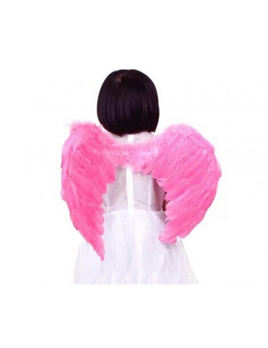 Pembe Renk Bebek Boy Küçük Melek Kanadı 40X55 cm