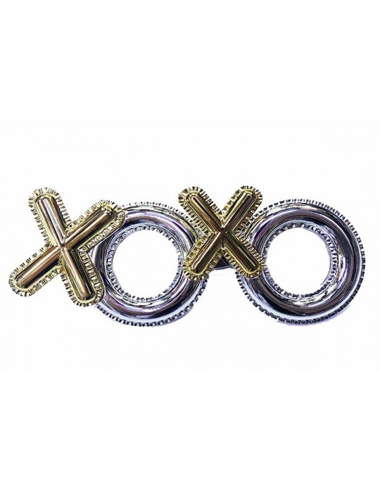 Xoxo Yazılı Yılbaşı Partisi Gözlüğü Gümüş Renk