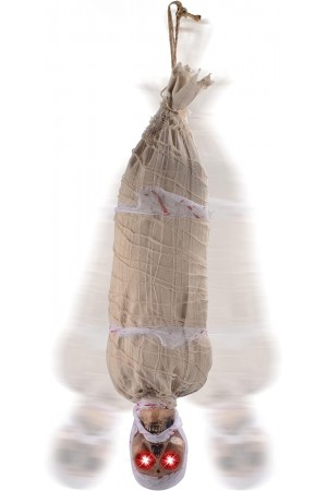 Halloween Sensörlü Işıklı Hareketli Mumya 25x75 cm Halloween Sensörlü Işıklı Hareketli Mumya 25x75 cm