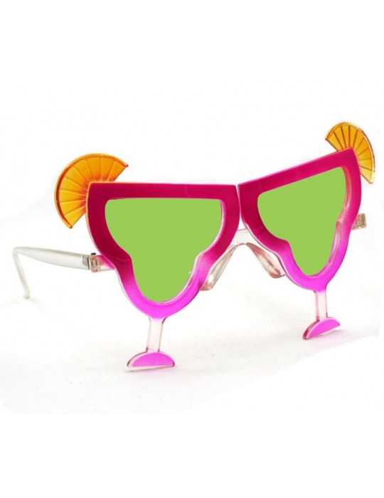 Margarita Parti Gözlüğü Pembe Renk 16x8 cm