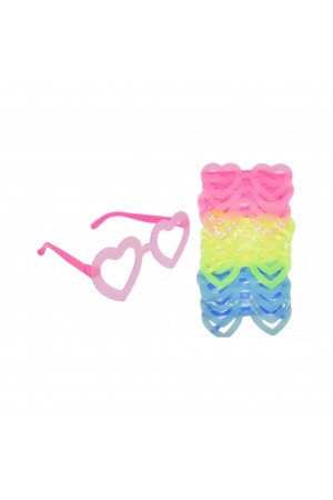 Fosforlu Kalp Model Glow Parti Gözlüğü Karanlıkta Yanan Gözlükler 12 Adet Fosforlu Kalp Model Glow Parti Gözlüğü Karanlıkta Yanan Gözlükler 12 Adet