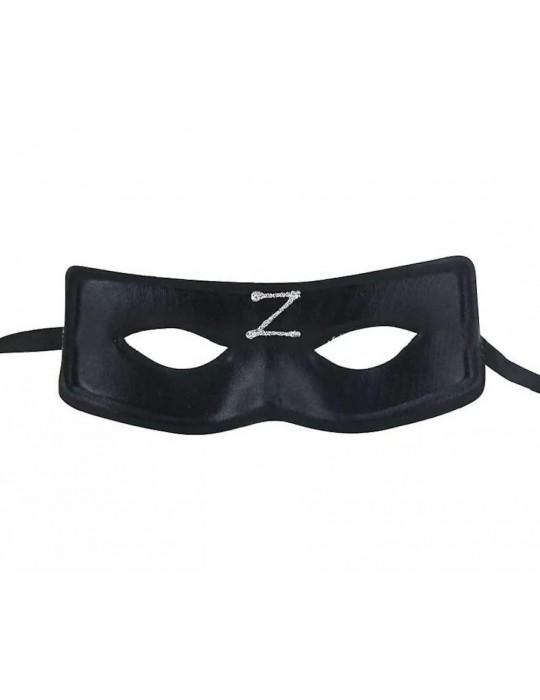 Zorro Maskesi Arkadan Lastikli Z Baskılı