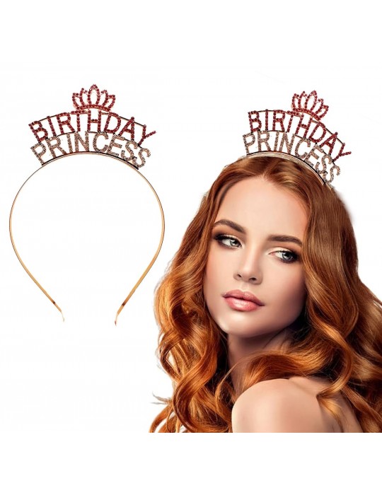 Birthday Princess Kristal Taç – Rose Gold Kaplama