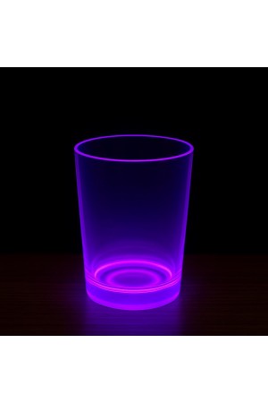 PartyGlow Neon Mor Bardak 8.5 x 10.5 cm