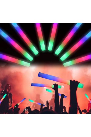 Led Işıklı 3 Modlu Kauçuk Işıklı Sünger Parti Çubuk Sopa - 46 cm (6’lı Paket) Led Işıklı 3 Modlu Kauçuk Işıklı Sünger Parti Çubuk Sopa - 46 cm (6’lı Paket)